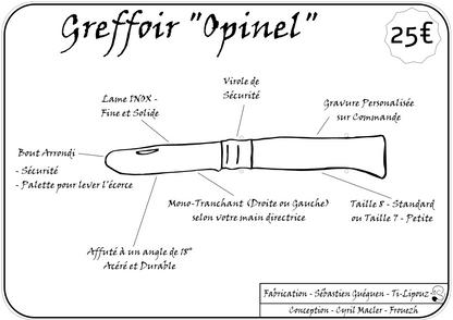 Couteau Greffoir "Opinel"